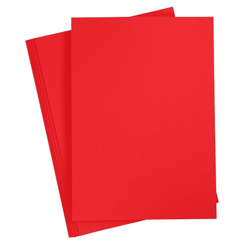 Coloured Cardboard Christmas red A4, 20 sheets