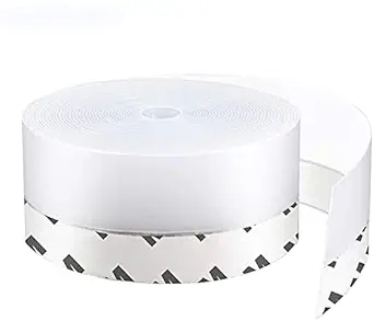 Grofilo Silicone Seal Strip,Door Weather Stripping Door Seal Strip Window Seal Silicone Sealing Tape for Door Draft Stopper Adhesive Tape for Doors Windows and Shower Glass Gaps (Transparent, 6M)