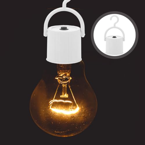 Operitacx E27 Lampenfassung Mit Haken Notlichtbuchsen Led Glühbirne Lampenköpfe Für Innen Und Außen Notbeleuchtung 2.95X1.18X1.18In