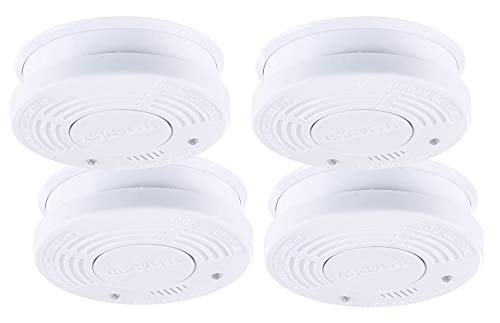 Preisvergleich Produktbild PEARL VDs Rauchmelder: Fotoelektrischer Rauchwarnmelder, VDs-Zertifiziert, 4er-Set (Rauchmelder 10 Jahres Batterie)