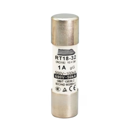 Fusible RT18-32 protège vos appareils contre le court-circuit 1A 10x38mm 500V 50pcs
