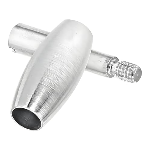 Abaodam フルートローラーアクセサリー フルート楽器の部品 修理キット 木管楽器修理ツール 木管ローラー クラリネットのメンテナンスツール 溝ねじ 部 真鍮 Silver