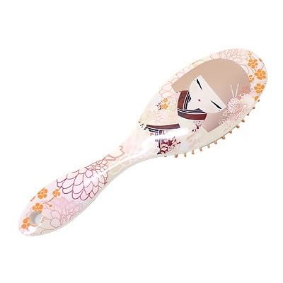 Kimmidoll Hairbrush, ladies, detangling, plastic comb,1.4 × 2.6 × 6.5 inch (HIDEKA)