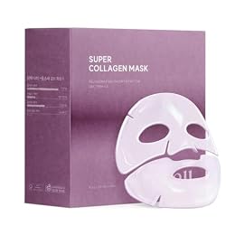 AROCELL Super Collagen Overnight Hydrogel Mask with Retinol, Stem Cell & Pure Atelo Collagen | Firming, Lifting, Plumping, Long-Lasting Glow | Korean Glass Skin Care | 43g x 12