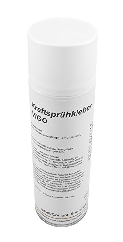 Preisvergleich Produktbild Vigo Industriekleber Sprühkleber 500 ml Kraftkleber Sprühklebstoff mit einstellbarer Sprühstrahldüse