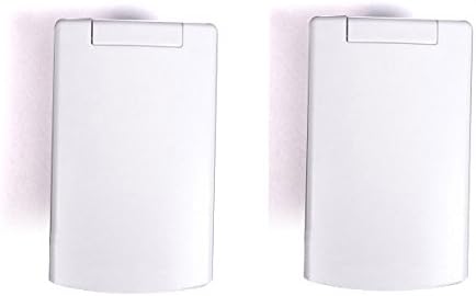 Replacement Part For Plastiflex Central Vacuum VEX-R, White Inlet Valve and Covers 2-Pack # compare to part SV8026