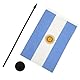 AZ FLAG - Tischflagge Argentinien - 21x14 cm - Argentinische Tischfahne 14 x 21 Cm - Flaggen