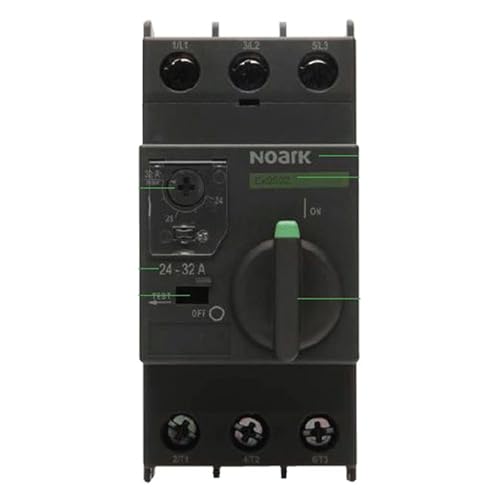 Noark Ex9S32 Interruptor Manual de Motor, 32A, Mango Rotativo, 9-14A miniatura 3