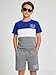 Kxuryueo Kids Summer Outfit Set 2 Piece Color Block Tee and Pull-On Shorts Size 9 10