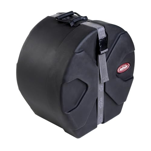 SKB Cases 8' x 14' Tom/Snare Case with Padded Interior, D-Shaped Drum Design, and Molded in Feet for...