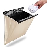 【多車種対応】車用ゴミ箱 車用品 車 便利グッズ 小物入れ POPOT (ベージュ)
