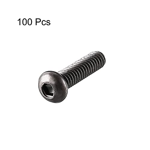 Generic-M2x8mm-Thread-Button-Head-Hex-Socket-Cap-Screw-Bolt-100pcs