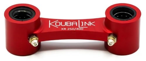 Kit de rabaissement Koubalink rouge pour selle Honda XR250R en randonnée enduro