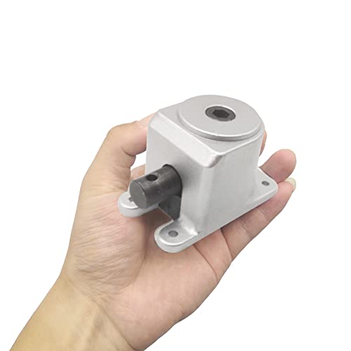 Image of 1:1 Manual Right Angle Tapered Bevel Gearbox with Handle 1.5 Module 20 Teeth 90 Angle Drive Steering Gear Device Simple Mechanical DIY Module with 15mm Shaft