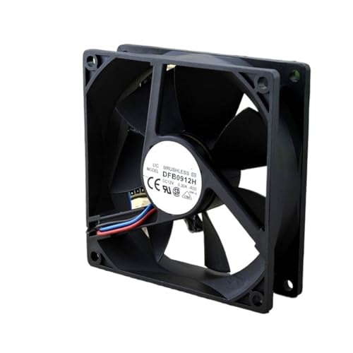 Ventilador de refrigeración DFB0912H 12V 0.30A de dimensiones 90 * 90 * 25mm