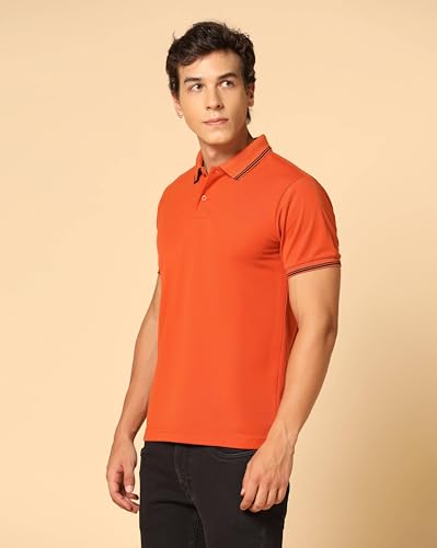 Image of INKKR Men's Solid Regular Fit T-Shirt