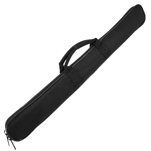 Housse de flûte noire en tissu Oxford SUPVOX pour transport sécurisé