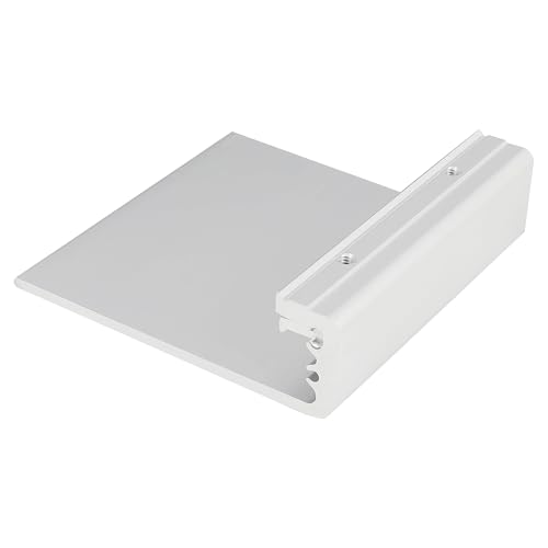 HECASA Aluminum Slider Base Compatible with Crestliner SureMount Gunnel Bracket, Universal Downrigger Bracket Replacement for 2156256 Silver Strudy Flat