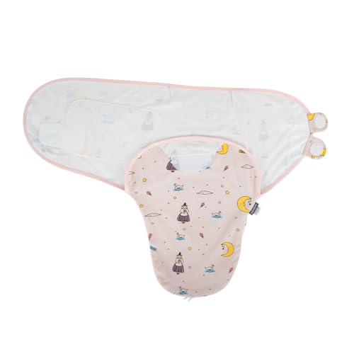 Image of HOUSBAY 100% Cotton Baby Swaddle Sleep Sacks for Newborn Swaddling Blankets Adjustable 2-Way Zipper 1 Pack(Medium /Large | 3-6 Months)