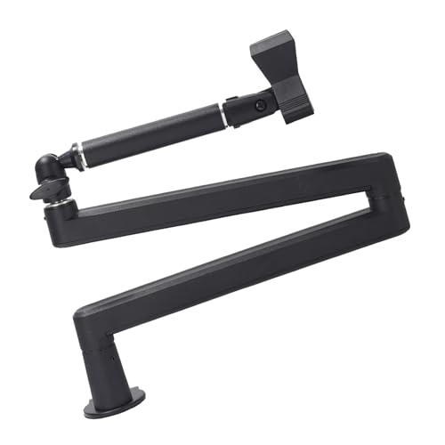 Support de microphone pivotant et bras de micro ajustable pour podcast