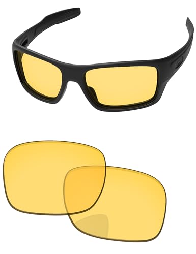 Image of Replacement Lenses for Oakley Turbine OO9263 65mm Sunglass - Precision Fit, UV Block & Impact Resistant