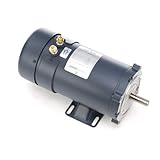 Leeson Electric 108322.00 Direct Current DC Motor - Permanent Magnet - Low Voltage, Brushed, 1 hp hp, 12 V, 1800 rpm, TEFC (Totally Enclosed Fan Cooled), XS56C Frame
