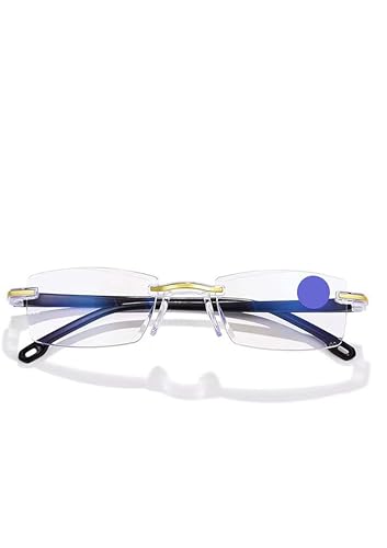 Mag Vision Glasses,MagVisions Glasses For Men/Women,New Intelligent Zoom Anti Blue Light Presbyopia Glasses For Men Women (1PCS)