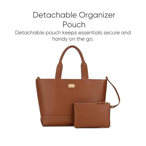 Image of RASHKI SAGE - Laptop Tote Bag | 15.6 inch Laptop compartment | Work Tote | Everyday bag | Office bag (Black)