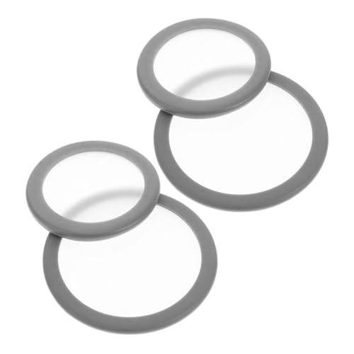 KOMBIUDA Replacement Non-medical Non-medical Non-medical Stethoscope Diaphragms 4 Pack Plastic for Adult and Pediatric Patients Easy to Clean and Compatible Brands