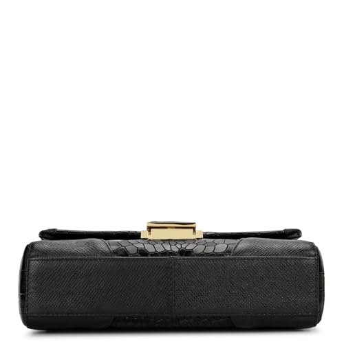 Image of Da Milano Leather Shoulder Bag for Women (01939OL)