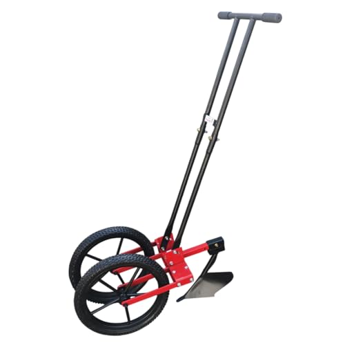 Image of Adjustable Double Wheel Weeder Cum Cultivator Machine | Manual Push Type Garden & Farm Tool for Weed Removal, Soil Loosening & Inter-Cultivation (Harrow-Furrower Attachment)