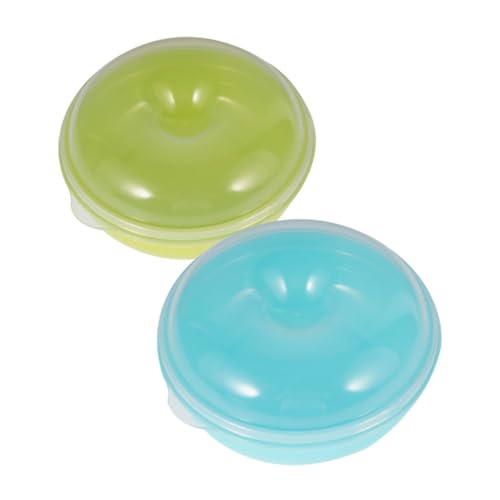 VALICLUD 2Piezas Hermético de Almacenamiento de Donas para Microondas para Cocina y Panadería
