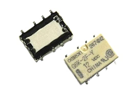 Relé G6K-2F-Y 12VDC de alta sensibilidad y baja absorción para placas SMT 2