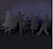 Dressed to The Nines Cardboard Cutout Silhouettes, Set of 4