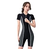 BJCBACD Traje de Neopreno para Mujer Women's Diving Suit, Oversized Surfing Suit(M)