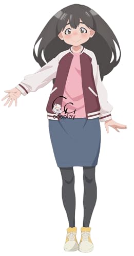 GGcosplay 宇宙人ムームー 梅屋敷桜子 コスプレ衣装/ウィッグ/靴 （ 道具 別売り ）仮装 ハロウィン イベント cosplay コスチューム (ウィッグ)