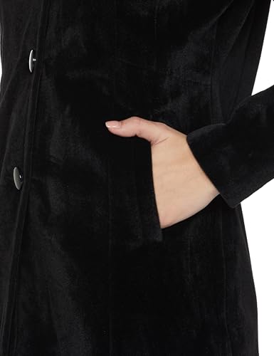 Image of Qube By Fort Collins Women's Knitted Hip Length Tweed Blazer - Stylish, Versatile, And Elegant For Office Or Casual Wear