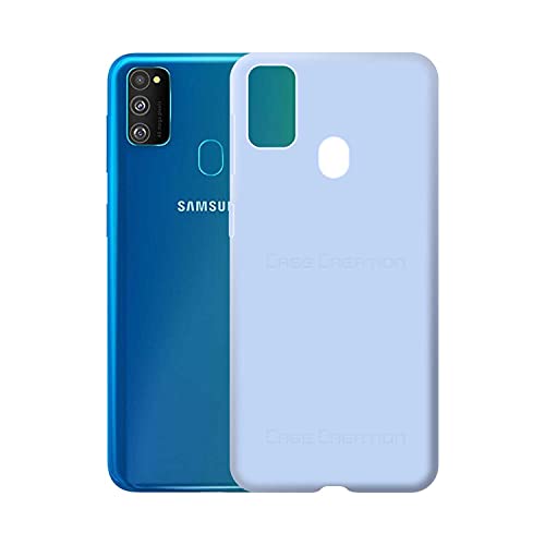 Image of Case Creation Luxurious OG Series for Samsung Galaxy M30s Case Cover,Anti-Dirty Slim Case Frosted Matte Cute Candy TPU Raised Bezel (Splash of Color) Back Cover for Samsung M30s -Purple