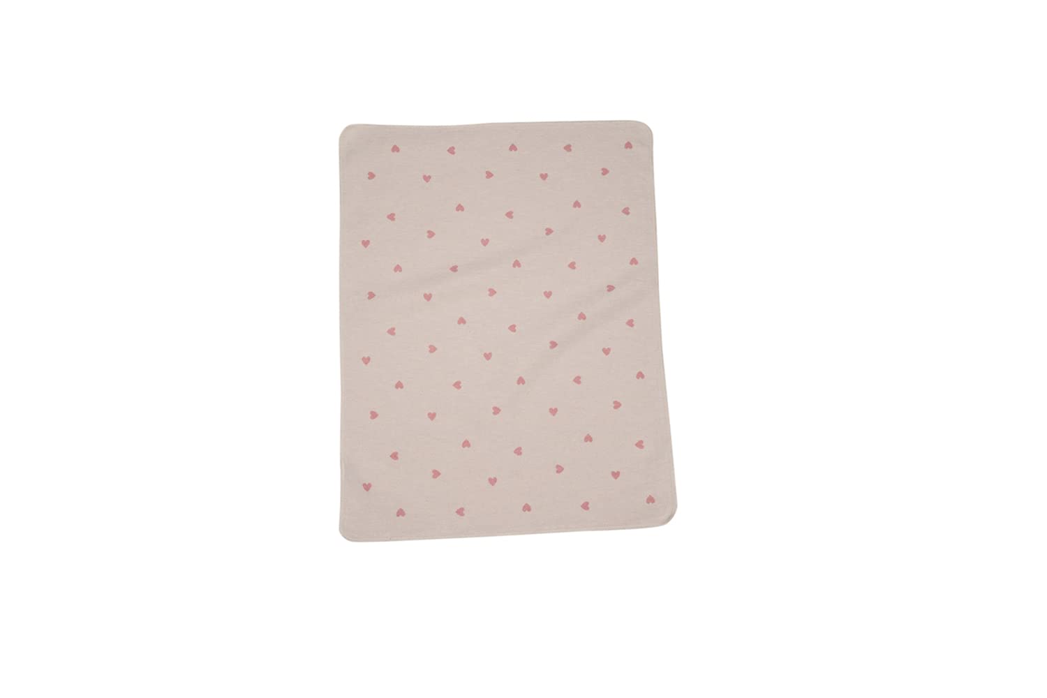 Fussenegger Babydecke Manta Pequeña Manta Niño Herzen allover altrosa