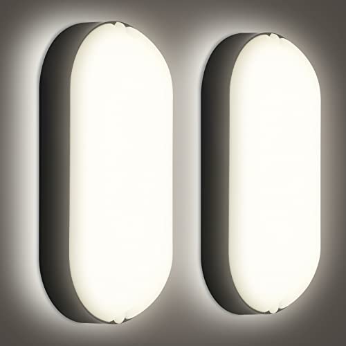 Herrselsam 2Stücke 15W LED Außenleuchte Wandleuchte Außenwandleuchte...