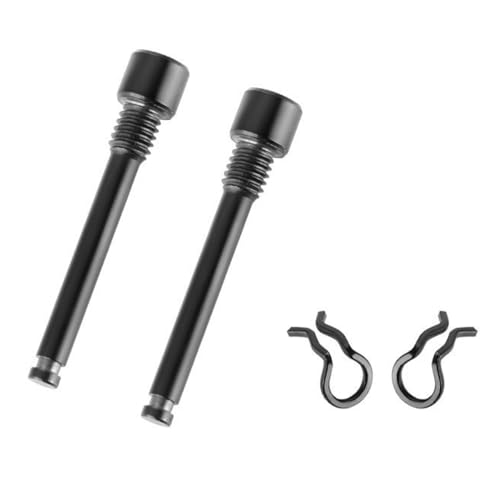 VOANZO 2 Pernos de Pinza de Freno de Disco de Bicicleta M4 X 26 mm Pernos de Pinza de Freno de Disco Pasador de aleación de Titanio con pasadores de Repuesto Juego de pasadores Frenos de Disco