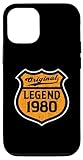 custodia per iphone 13 original legend since 1980 vintage birthday est leggenda
