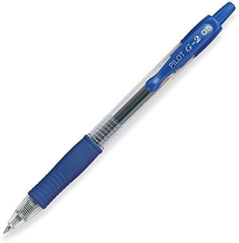 Miniatura 2 de Pilot G2 Premium Bolígrafos de gel recargables y retráctiles, punta fina, 0.028 in, tinta azul (31021), 13 bolígrafos