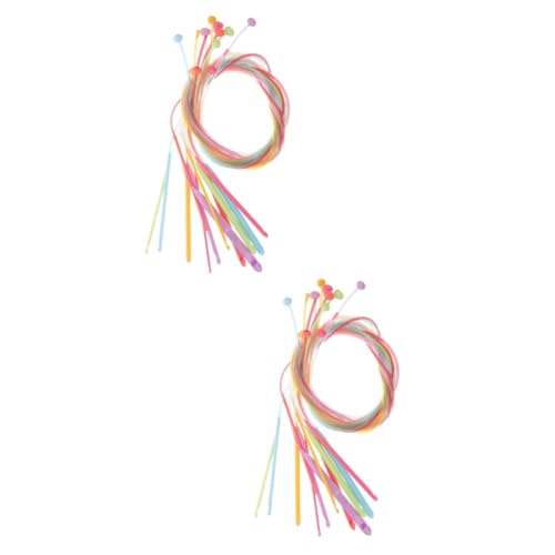 Aiguilles à tricoter lisse NUOBESTY lot de 2 pour un glissement parfait des fils