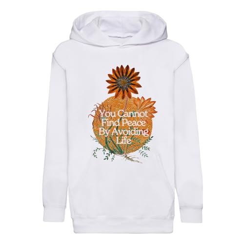 Sweat à Capuche Enfant Botanique Vintage Collage Nature Retro Illustration Premium