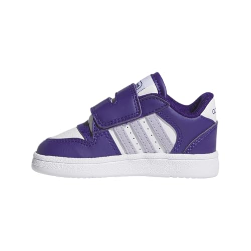 Baskets basketball adidas Break Start bébé légères en cuir synthétique souple
