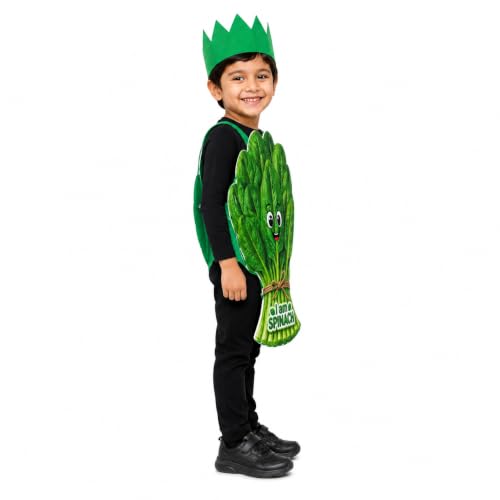 Image of Raj Costume Kids Fruit & Vegetable Fancy Dress Costume | Soft Felt Fruit and Vegetable Cutout Costume for Boys & Girls | School Annual Function