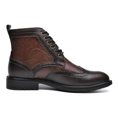 Image of Arkbird Mens Chelsea Boots, Stylish and Comfort Leather Chukka Ankle Boots with Zipper