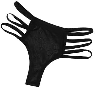 Women's Hot Summer Beachwear Bikini Bottom Thong Swimwear V-Style Criss Cross Thong Bikini Bottom