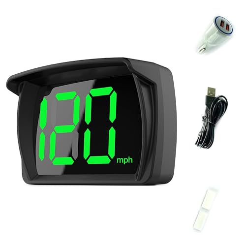 KoiLuvGo Speedometer HUD for Cars Trucks Motorcycles USB Plug &